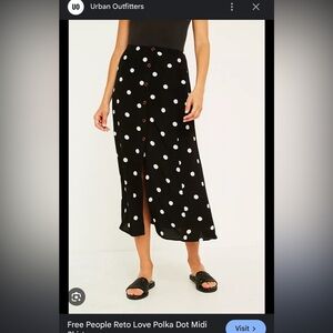 Free people midi skirt